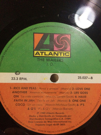 The Wailers Band - I.D.