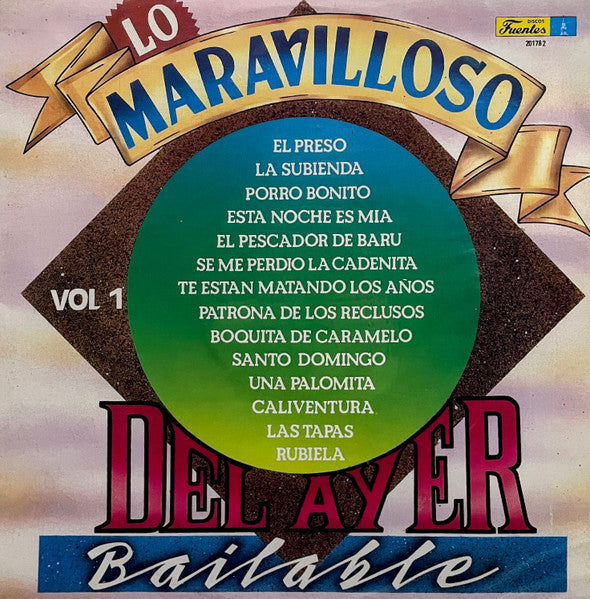 Various - Lo Maravilloso Del Ayer Bailable Vol. 1